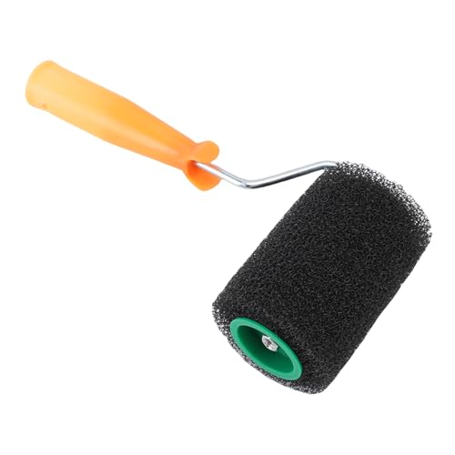 Haofy Rullo di Vernice Strutturato 9pcs 4 X 1/4 Pollici di Fodera il Rullo in Schiuma del Telaio per Trame Delicate per Rivestimenti per Camion Non Protezione da Slittamento