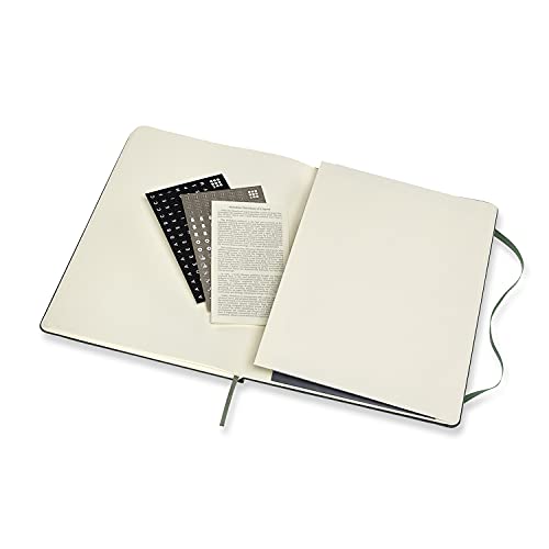 Moleskine Professional Notebook, XL, Forest Green, Hard Cover (7.5 x 9.75)
