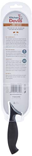 Kitchen Devils Control Bread Knife, Stainless Steel, Black, 44.3 x 3.5 x 2.4 cm - Image 4