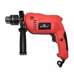 Impact Drill - 13Mm, Variable Speed 650 W, 13Mm, Corded Electric Impact Drill, Forward/Reverse Rotation, Drill Machine Versatile, Diy Essential Drill Into Wood, Metal Or Wall., Red