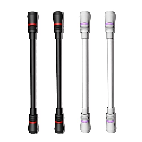 Eugieove Pen Spinning Handspinning Stift Drehstift - 4 Stück Professional Trickstifte Balance Beschreibbar Anti Rutsch Anti Drop Pen Spitze Für Studenten Bürobedarf Unterhaltung Stressabbau Geschenk Cover