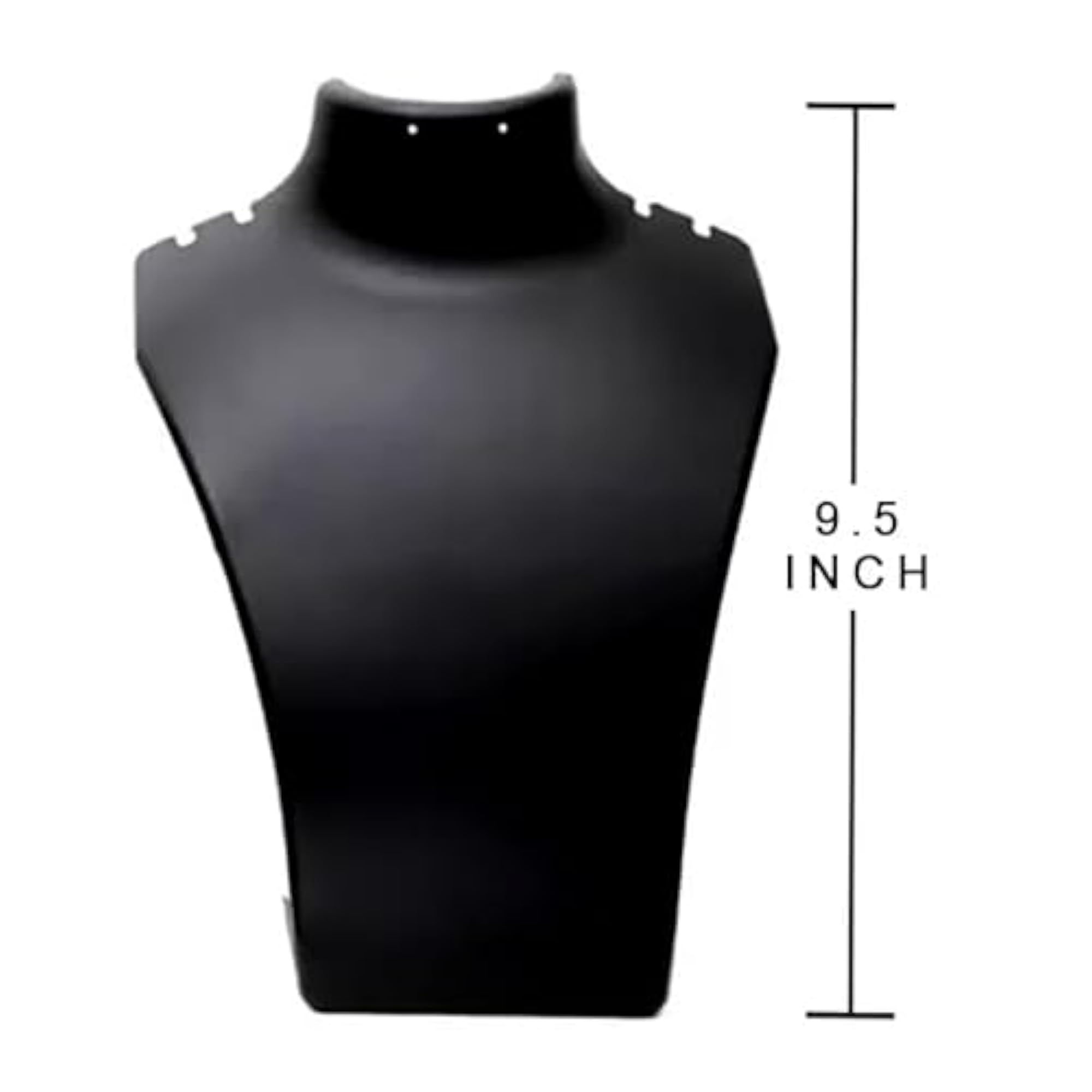 Black Diamond Curved Shaped Plastic Display Stand for Necklaces