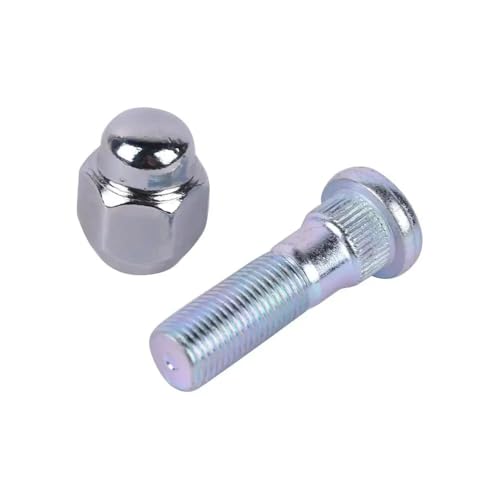 Tornillos de Rueda,Pernos de Rueda Juego de Pernos y Tuercas Uso Apto para Cubo de Rueda, Pernos Uso Apto para neumáticos, Tuercas de Seguridad 28365FE001 y 28171AJ000