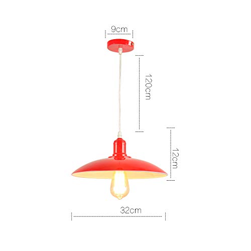Plafonnier réglable vert tête simple suspension créative - 5