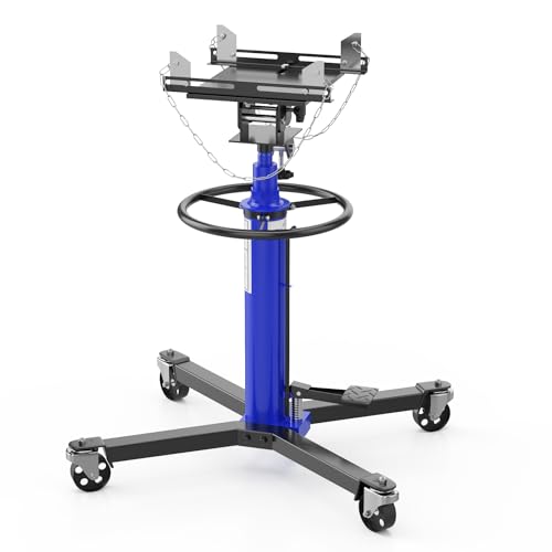 Transmission Jack,1320 LB Capacity,34'-68' Lifting Range, 2-Stage Hydraulic Telescopic Jack with...
