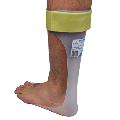 Blue Jay An Elite Healthcare Brand Drop Foot Brace for Left Leg | Semi-Solid Ankle Orthosis Recommended by Doctors and Physicians|Leg and Foot Supports |Small, 1 Pound