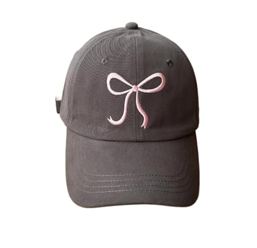 Casquette de baseball tricotée à nœud pour femmes - Chapeau de soleil en coton doux