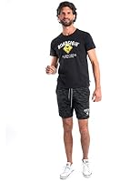 ROADSIGN australia Herren T-Shirt mit Logo-Aufdruck und Rundhalsausschnitt, 100% Baumwolle schwarz, 2XL – Ansicht 4