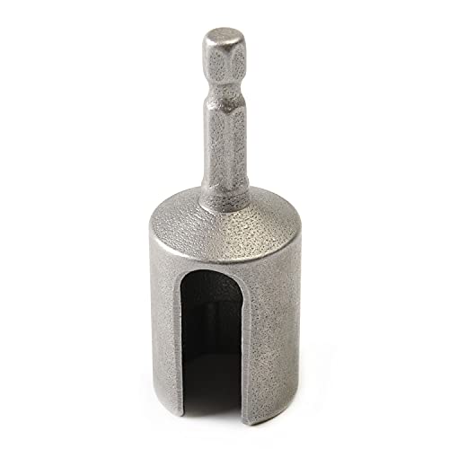 Utoolmart 17Mm Nut Driver, 1/4" Quick-Change Hex Shank Slotted Drill Bit Socket Wrench Tool, 65Mm Length #TOP6
