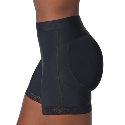 La mejor selección de Lencería moldeadora para Mujer del mes. 48 Leonisa Short Levanta Glúteos con Control Fuerte - Panty Faja Moldeadora Tipo Shorts para Mujer