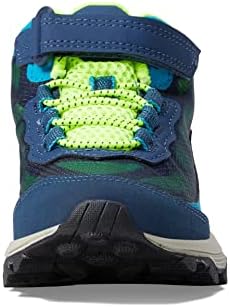 Merrell Moab Speed Mid Alternative Closure Waterproof Hiking Boot, Navy, 11 US Unisex Big Kid | Image 5