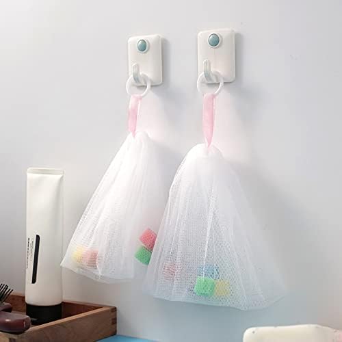 10PCS Thickened Double-layer Foaming Net Facial Cleanser Facial Foam Machine Handmade Soap Net Cleansing Foam Bubble Soap Net Soap Saver Net Can't Hold Soap