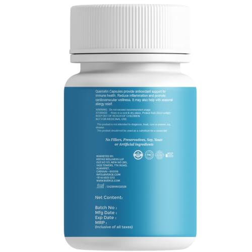 Image of B'VERGE Quercetin 100 mg | Pure Plant-Based Extract | 1 Veg Capsule
