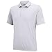 adidas Golf Men's Puremotion Solid Jersey Polo, Light Onix/White, Large