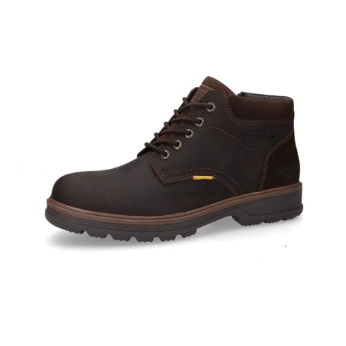 camel active Herren Klassische Stiefeletten, Männer Stiefeletten,Wechselfußbett,wasserabweisend,warm gefüttert,Cafe,43 EU