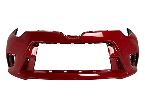 Bumpers That Deliver - Painted 3R3 Barcelona Red, Front Bumper Cover Fascia Compatible With 2014 2015 2016 Toyota Corolla Sedan 14 15 16, To1000399 #TOP14