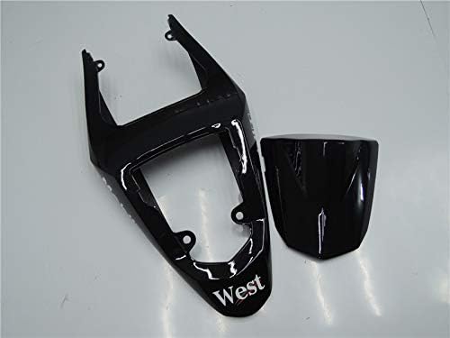 Miniatura 6 de Carenado Blanco Negro Ajuste para Suzuki 2004 2005 GSXR 600750 Molde de Inyección ABS Plásticos Carrocería Nuevo Aftermarket Kit de Carrocería 04 05