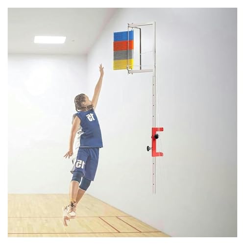 Testeur de saut vertical mural pour entraînement de basket-ball en salle