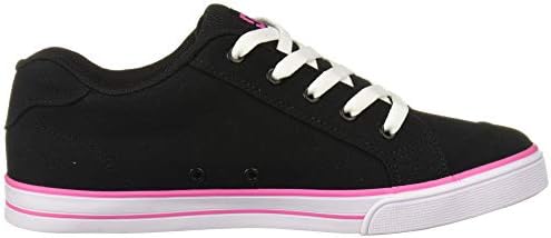 DC Girl's Chelsea TX Skate Shoe, Black/Pink, 10.5M M US Big Kid | Image 5