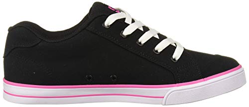 Dc Girl's Chelsea Tx Skate Shoe, Black/Pink, 13 M M Us Big Kid #TOP5