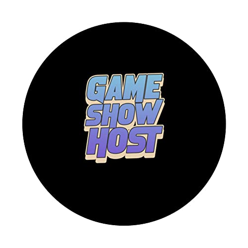 Exciting Board Games Funny Game Show Host Funny Gaming PopSockets Swappable PopGrip, Black - Image 3