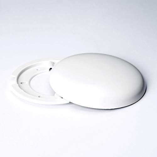 Extra Flache Abdeckuung Verteilerdose PVC weiß Baldachin Deckendose Abschluss Cover