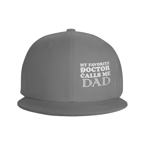 My Favorite Doctor Calls Me Dad Adjustable Outdoor Baseball Hat Flat Hat3