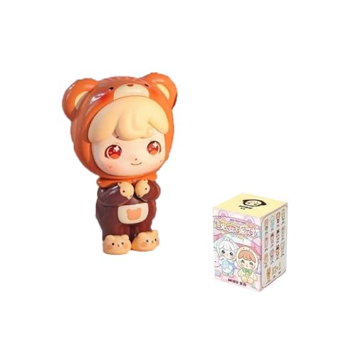 Aven Rabbit MIRU Good Night Party Series Blind Box Action Figures Mystery Box Cute Random Toys Birthday Collectible Toy for Desktop Ornaments, 1PC