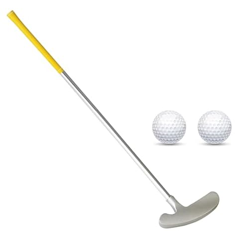 Golf Putter Golf Putters for Mens Right/Left Handed Mini Golf Club Putt Putt Golf Set-2 Putterball Golf Game Training/Practice/Disc Golf Pong Games/Putting Green Aids Outdoor/Indoor/Course/Backyard Cover