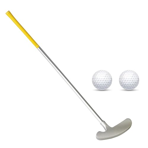 Golf Putter Golf Putters for Mens Right/Left Handed Mini Golf Club Putt Putt Golf Set-2 Golf Ball Game Training/Practice/Disc Golf Pong Games/Putting Green Aids Outdoor/Indoor/Course/Backyard