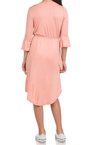 Pastel by Vivienne Women's Fit and Flare Midi Dress with Bell Sleeve4