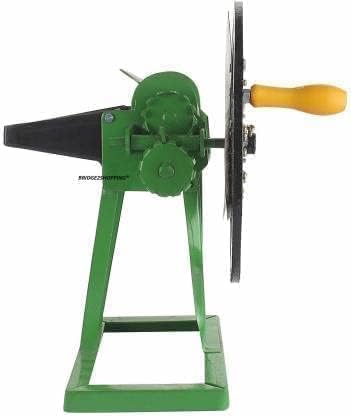 Generic Iron Saag Cutter Chopper for Kitchen | Vegetable Chopper | Vegetable Cutter | Palak, Leaves Cutter | Export Quality for Home and Business People (Manual Toka) Iron Saag Cutter, Medium, Green