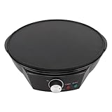 POCREATION Electric Crepe Maker, Efficient 900W Pancake Griddle with Accessories, Safe &, Spacious Cooking Area, Versatile Breakfast Maker for...