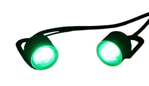 Feu arrière moto DRL œil d'aigle 12V avec clignotant stroboscopique