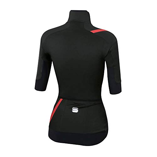 Sportful Women's Fiandre Light NoRain Short Sleeve Cycling Jacket - Black - B1120042 (Black - M)