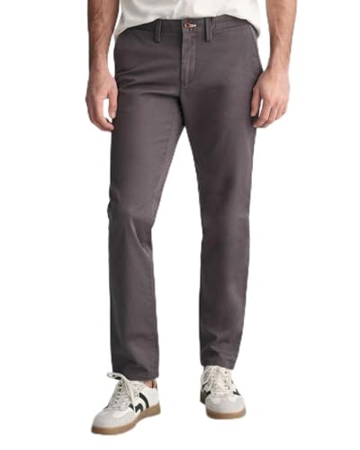 Gant Herren Slim Twill Chinos Hose, Antracite, 30W / 36L EU – Ansicht 1