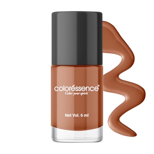 Image of Coloressence Cute Coats Long Lasting Nail Paint | Chip Resistant | Quick Dry | One Swipe Application | Toxin Free|Ignite-6ml, Glossy Finish