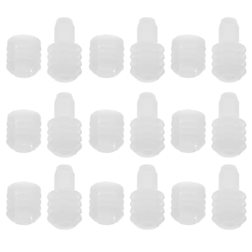 FESTFENDS Kit de Herrajes para Muebles de Nylon Blanco 100 Piezas de Insertos y Conectores para Montaje Fácil en Cocinas y Hogares
