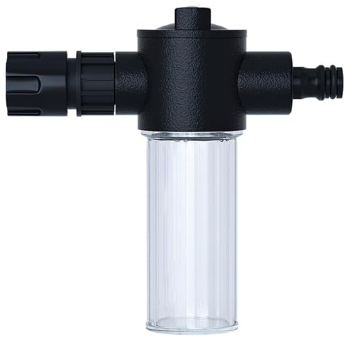 Pistola de espuma de lavado de autos, botella de spray de espuma de espuma de lavado de autos 3.4oz de la manguera de lavado de autos Modos de fijación de perros ajustables accesorio de manguera rápi