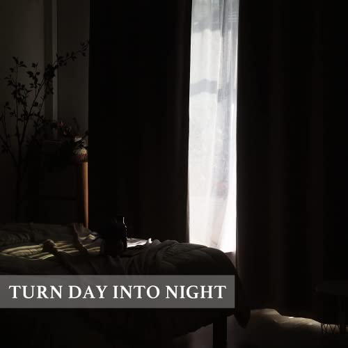 White Sliding Door Curtains 100% Blackout Extra Wide Curtain Panels Sliding Glass Door Curtains Thermal Insulated Patio Door Curtains(W100 X L84 1 Panel, White) #TOP2