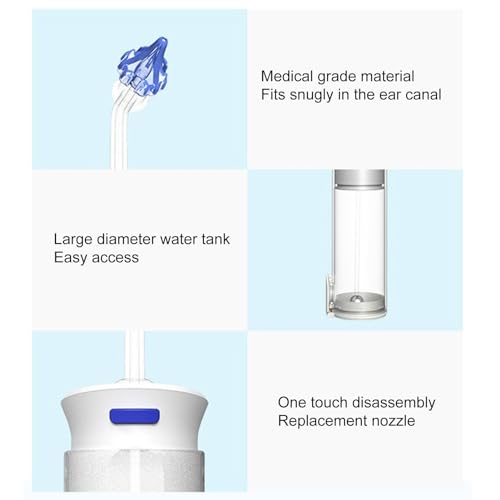 Nettoyeur d'oreilles électrique avec 3 réglages de pression d'eau - 4
