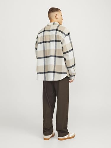 JACK & JONES Relaxed Fit Overshirt Weiß X_L – Ansicht 9