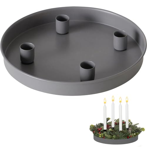 Spetsbst Kerzenhalter Magnetisch 23cm Metall Adventskranz Tablett mit...