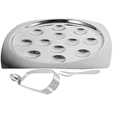 Plat à four : idéal pour la maison, les barbecues et les restaurants. résistant à l'usure, il assure une cuisson uniforme et sans effort. parfait pour réaliser des escargots au four