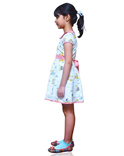 Image of Ivory Peach Frock 25x26 (L x B)