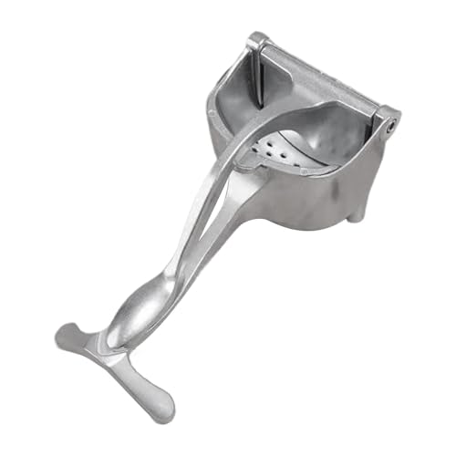 Exprimidor de mano, utensilios de cocina de mano resistentes, exprimidor manual de aleación de aluminio, exprimidor manual de frutas de aleación de aluminio, exprimidor de cítricos para limón