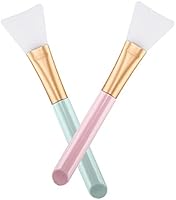 2 PCS Silicone Face Mask Brush,Mask Beauty Tool Soft Silicone Facial Mud Mask Applicator Brush Hairless Body Lotion And...