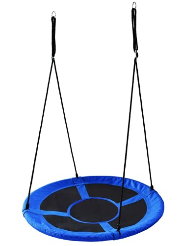 OMNA Nest Swing 100 cm Green Garden Swing Maximum Load 170 kg (Blue)