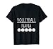 Volleyball Nana Vollyball Grandma Volleyball funny Graphic T-Shirt
