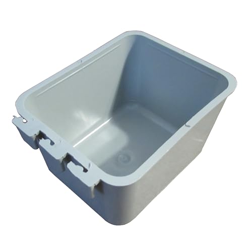 Cage Cups 1 Pint (16 oz) Hanging Feed & Water Cage Cups (240, Gray)